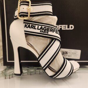 Karl Lagerfeld "Careliz II" Heeled Sandals. NIB. Size 5